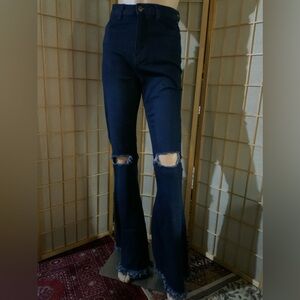 SWANK - Dark wash Denim flare leg jeans.😄. SZ M